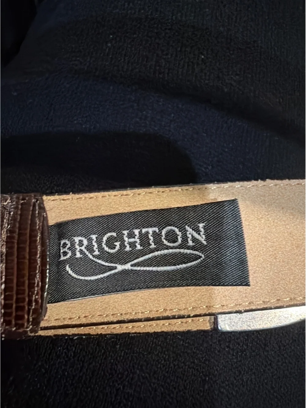 Brighton Brown Leather Western Belt with Heart Charm